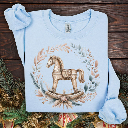 Holiday Rocking Horse Sweatshirt