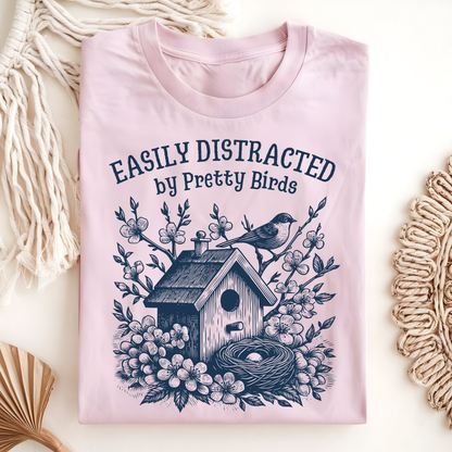 Easily Distracted by Birds T-Shirt