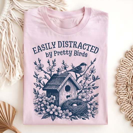 Easily Distracted by Birds T-Shirt