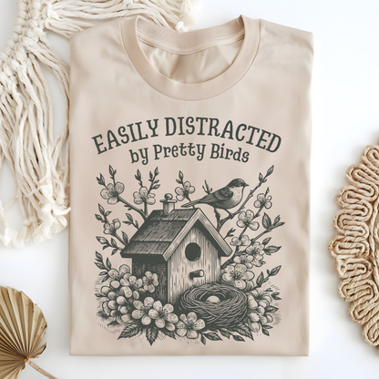 Easily Distracted by Birds T-Shirt