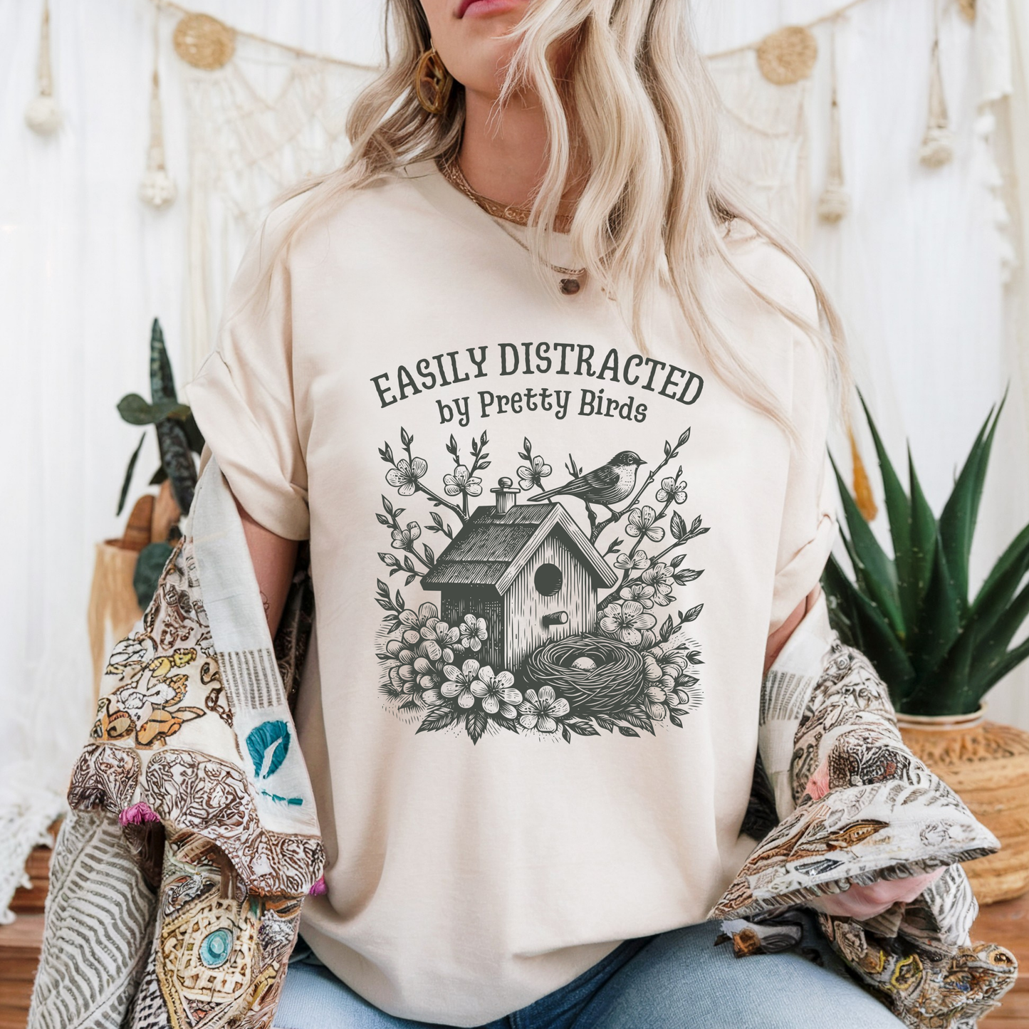 Easily Distracted by Birds T-Shirt