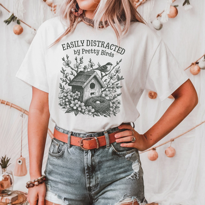 Easily Distracted by Birds T-Shirt