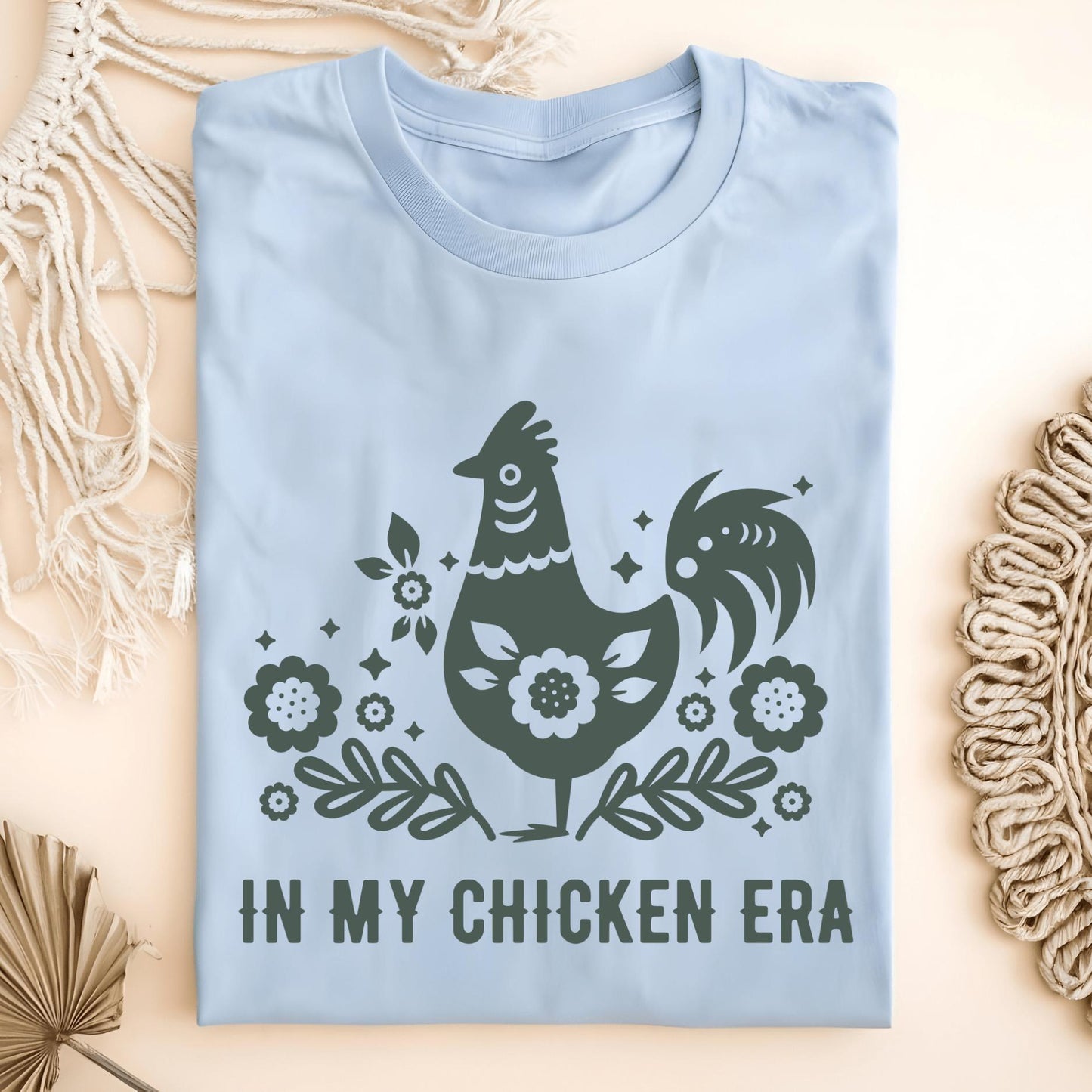Wild Petal Threads T-Shirt Light Blue / S In My Chicken Era T-Shirt