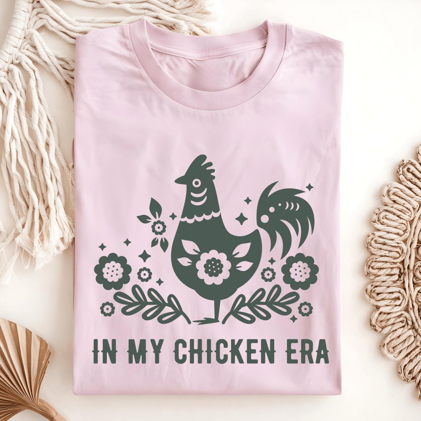 Wild Petal Threads T-Shirt Light Pink / S In My Chicken Era T-Shirt